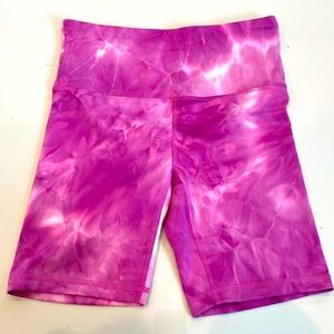 tie dye biker shorts